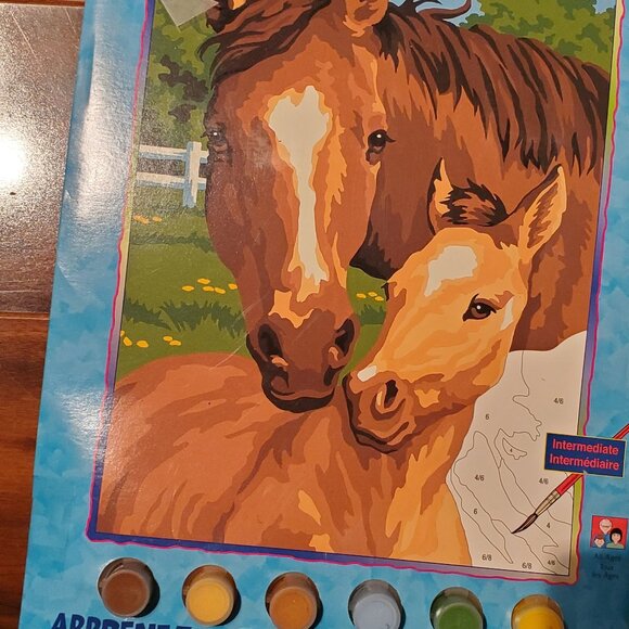 LOT Kids Art Color Paint By Num Colored Pencils Paint Winky Dinks Foil Art - Picture 14 of 16